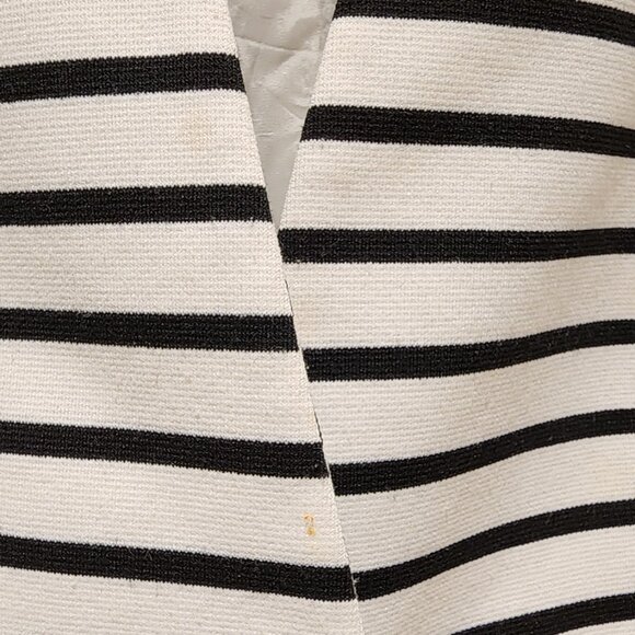 Nine West Striped Short Sleeve Blazer - Picture 3 of 6